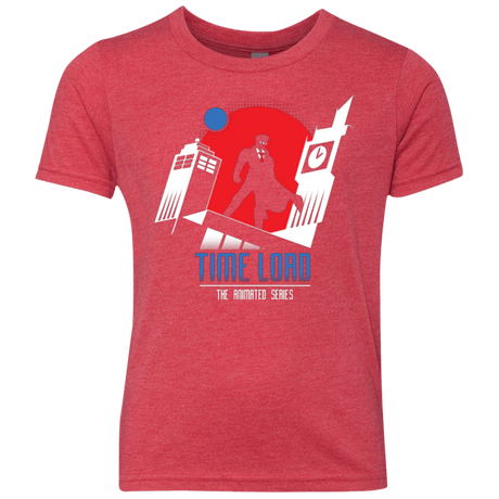T-Shirts Vintage Red / YXS Time Lord Animated Series Youth Triblend T-Shirt