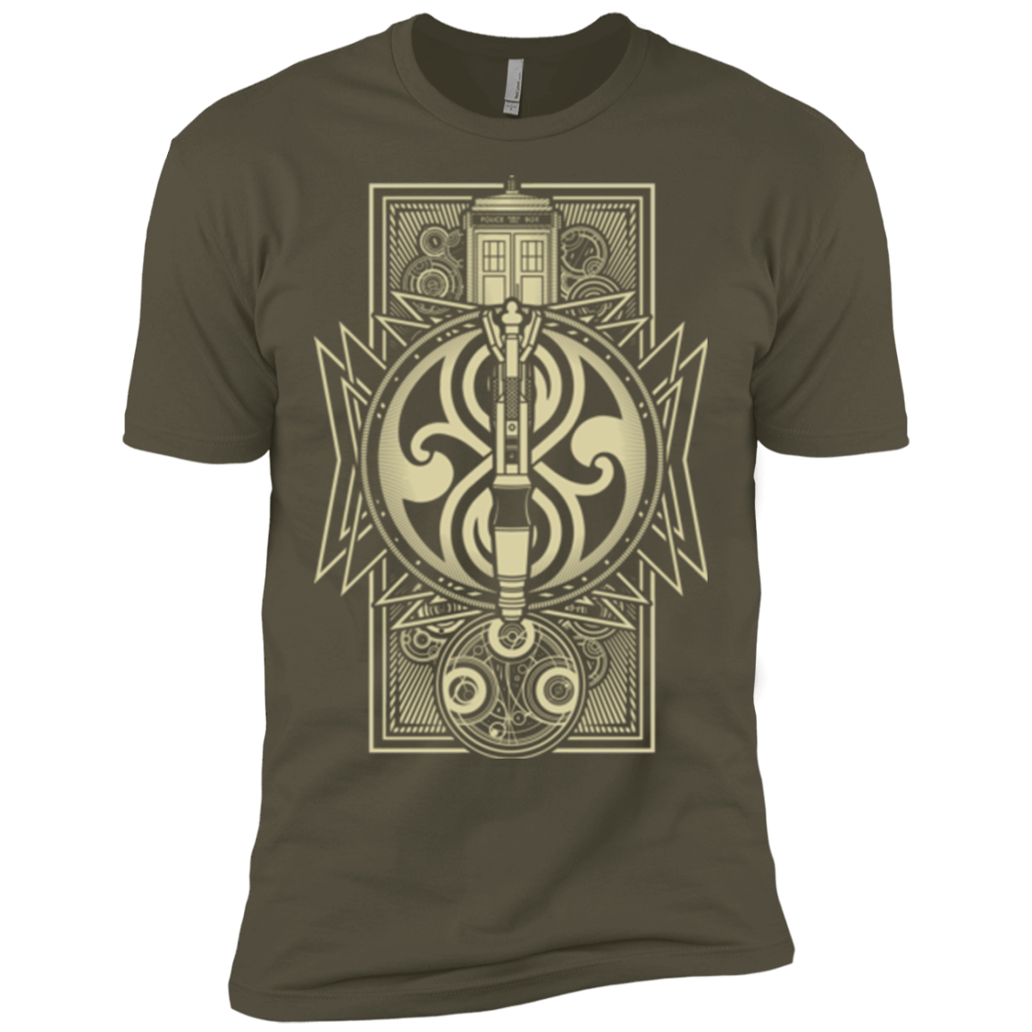 T-Shirts Military Green / X-Small Time Lord Association Men's Premium T-Shirt