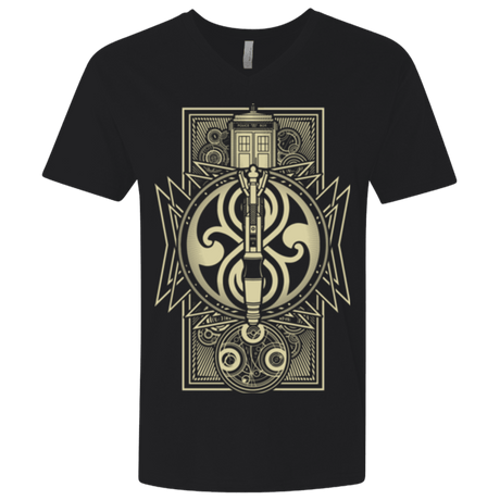 T-Shirts Black / X-Small Time Lord Association Men's Premium V-Neck