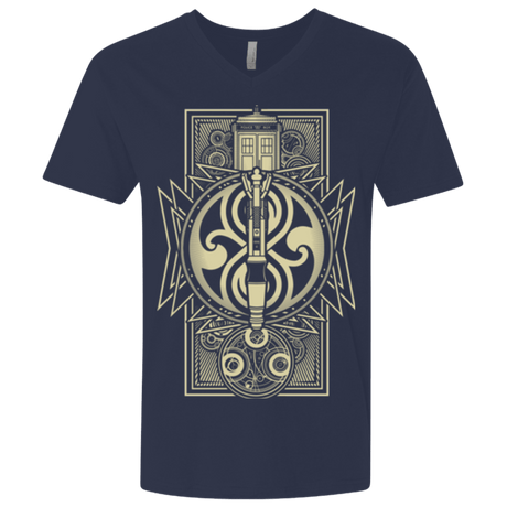 T-Shirts Midnight Navy / X-Small Time Lord Association Men's Premium V-Neck