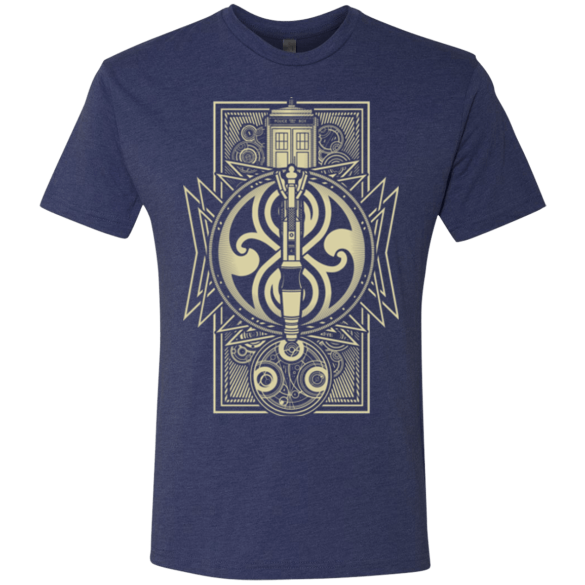 T-Shirts Vintage Navy / Small Time Lord Association Men's Triblend T-Shirt