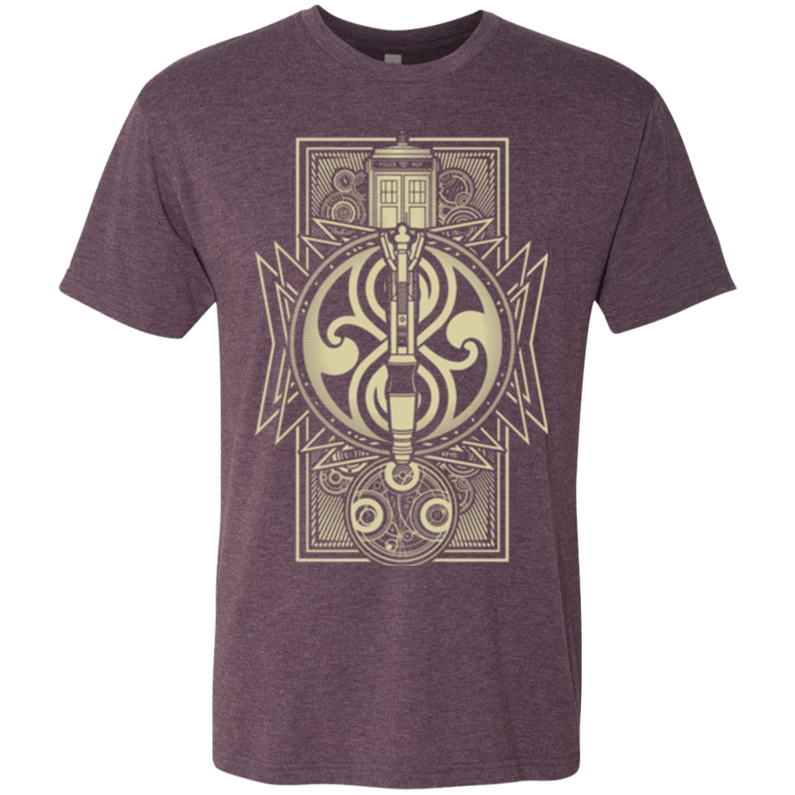 T-Shirts Vintage Purple / Small Time Lord Association Men's Triblend T-Shirt