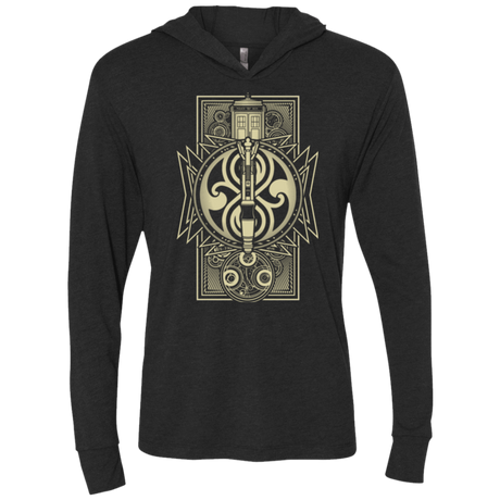 T-Shirts Vintage Black / X-Small Time Lord Association Triblend Long Sleeve Hoodie Tee