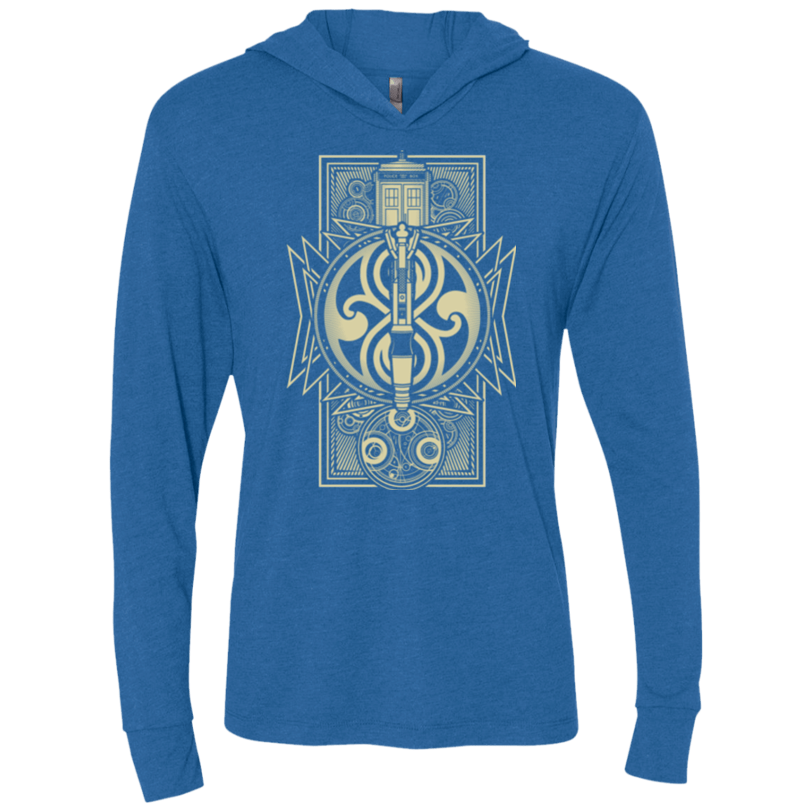 T-Shirts Vintage Royal / X-Small Time Lord Association Triblend Long Sleeve Hoodie Tee