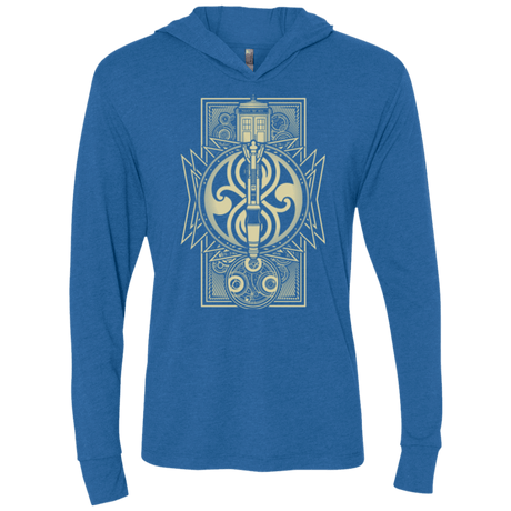 T-Shirts Vintage Royal / X-Small Time Lord Association Triblend Long Sleeve Hoodie Tee