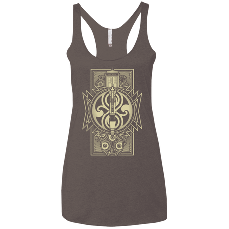 T-Shirts Macchiato / X-Small Time Lord Association Women's Triblend Racerback Tank