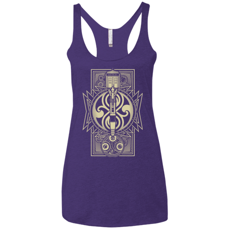 T-Shirts Purple / X-Small Time Lord Association Women's Triblend Racerback Tank