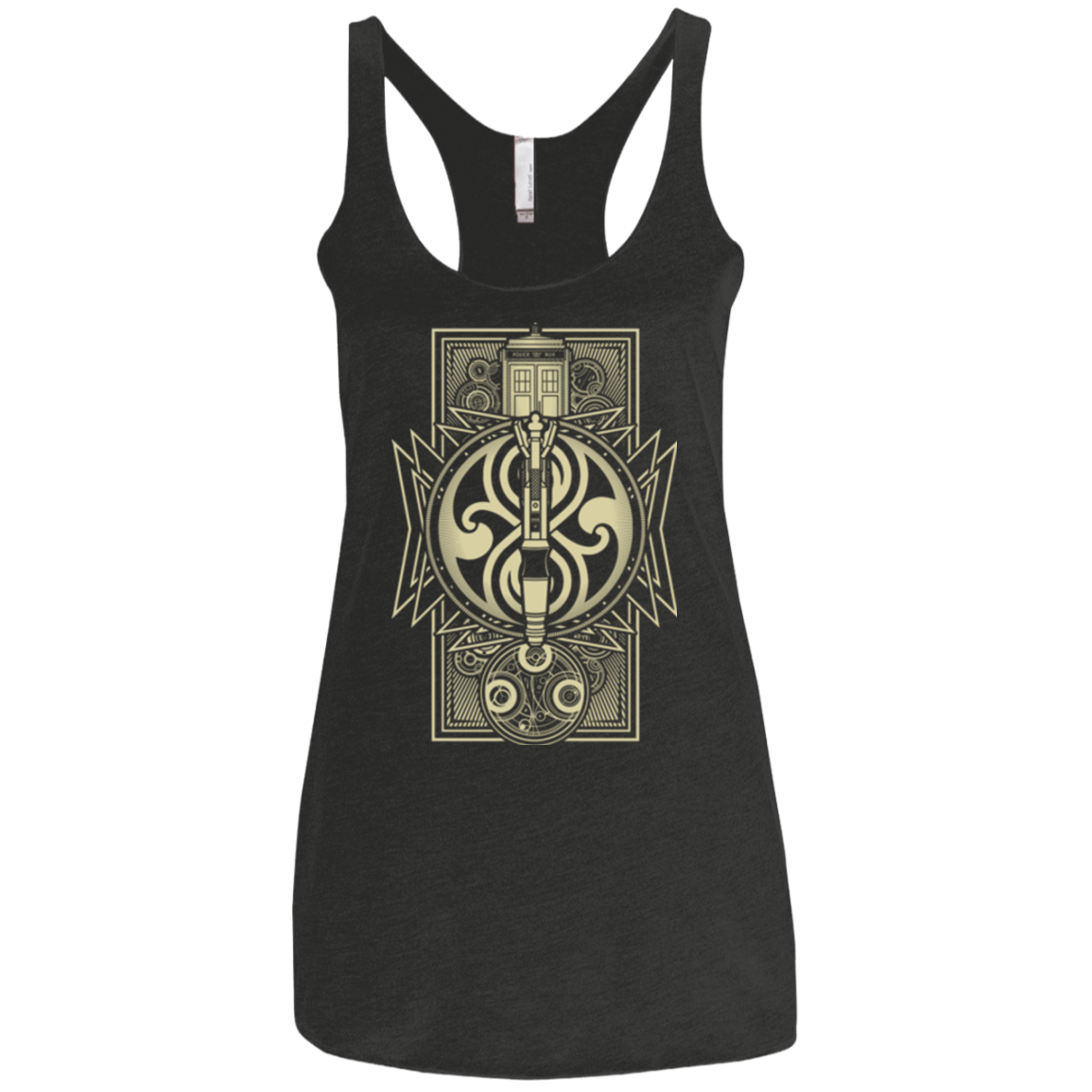 T-Shirts Vintage Black / X-Small Time Lord Association Women's Triblend Racerback Tank
