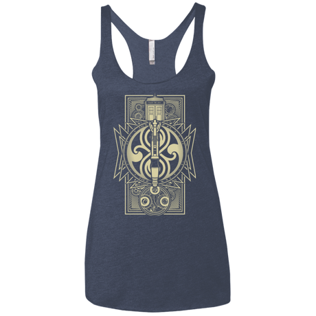 T-Shirts Vintage Navy / X-Small Time Lord Association Women's Triblend Racerback Tank