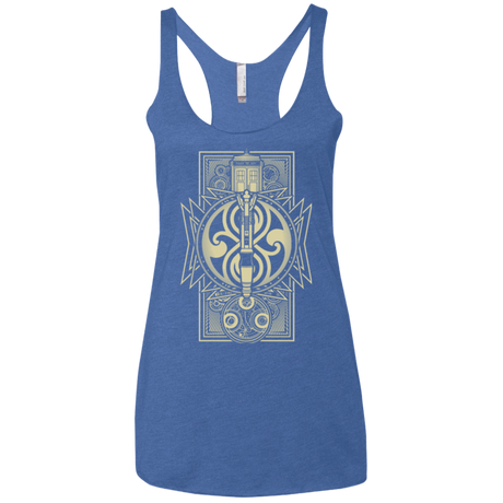 T-Shirts Vintage Royal / X-Small Time Lord Association Women's Triblend Racerback Tank