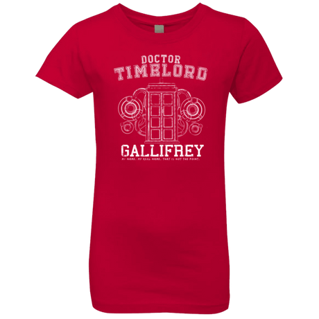 T-Shirts Red / YXS Time Lord Girls Premium T-Shirt