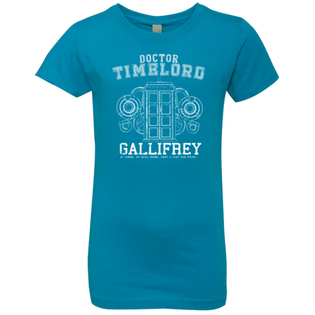 T-Shirts Turquoise / YXS Time Lord Girls Premium T-Shirt