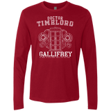 T-Shirts Cardinal / Small Time Lord Men's Premium Long Sleeve