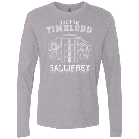 T-Shirts Heather Grey / Small Time Lord Men's Premium Long Sleeve