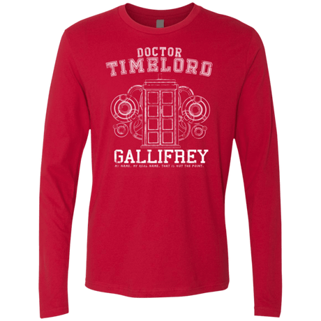 T-Shirts Red / Small Time Lord Men's Premium Long Sleeve