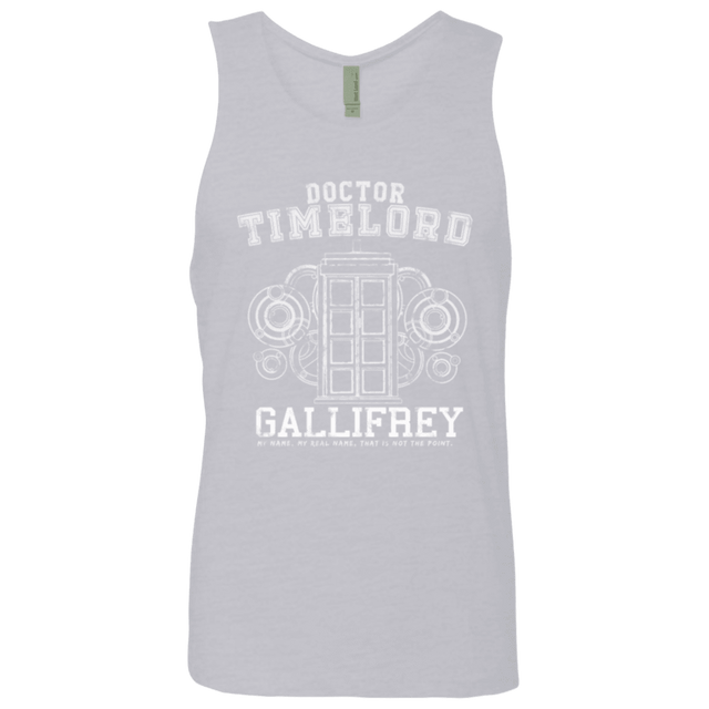 T-Shirts Heather Grey / Small Time Lord Men's Premium Tank Top