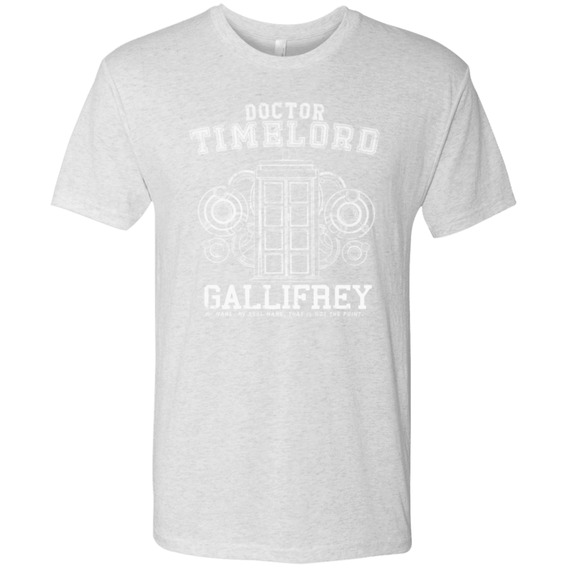 T-Shirts Heather White / Small Time Lord Men's Triblend T-Shirt