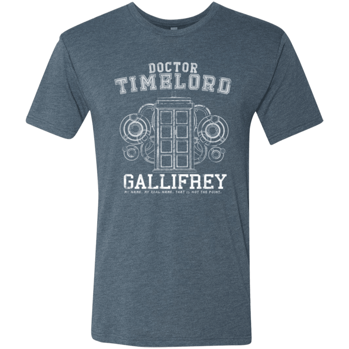 T-Shirts Indigo / Small Time Lord Men's Triblend T-Shirt