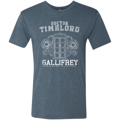 T-Shirts Indigo / Small Time Lord Men's Triblend T-Shirt