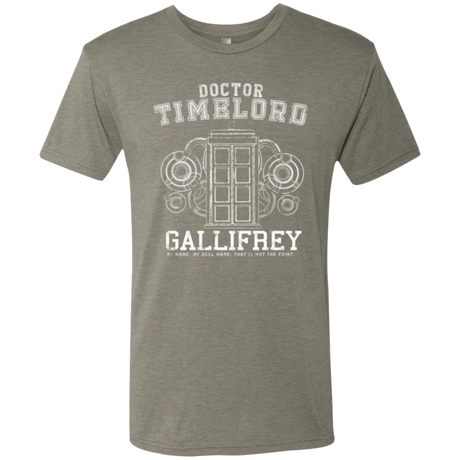 T-Shirts Venetian Grey / Small Time Lord Men's Triblend T-Shirt