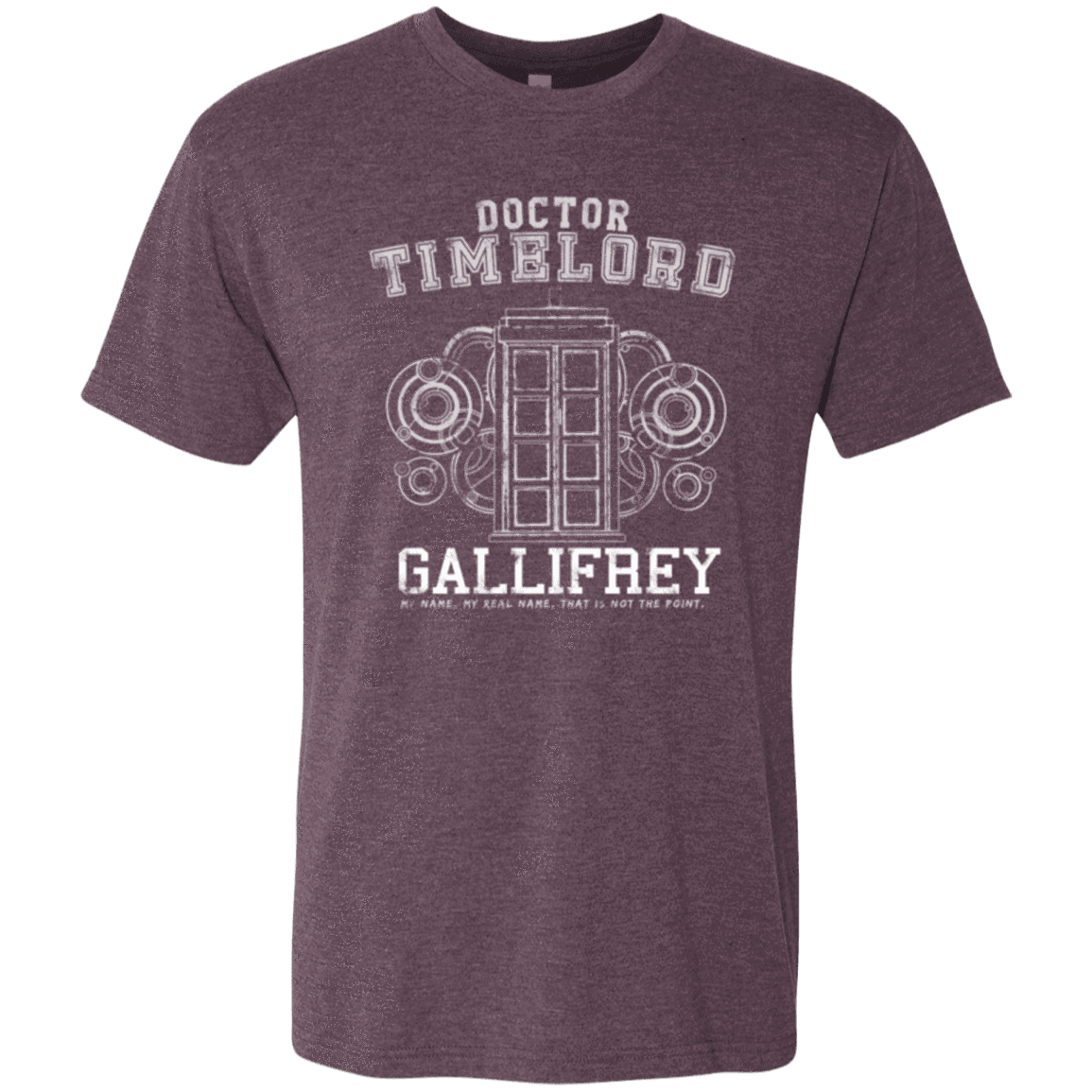 T-Shirts Vintage Purple / Small Time Lord Men's Triblend T-Shirt