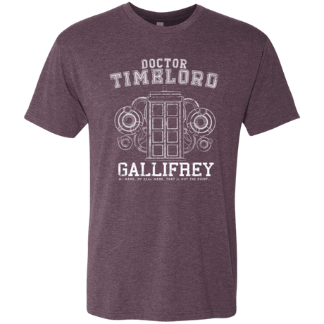 T-Shirts Vintage Purple / Small Time Lord Men's Triblend T-Shirt