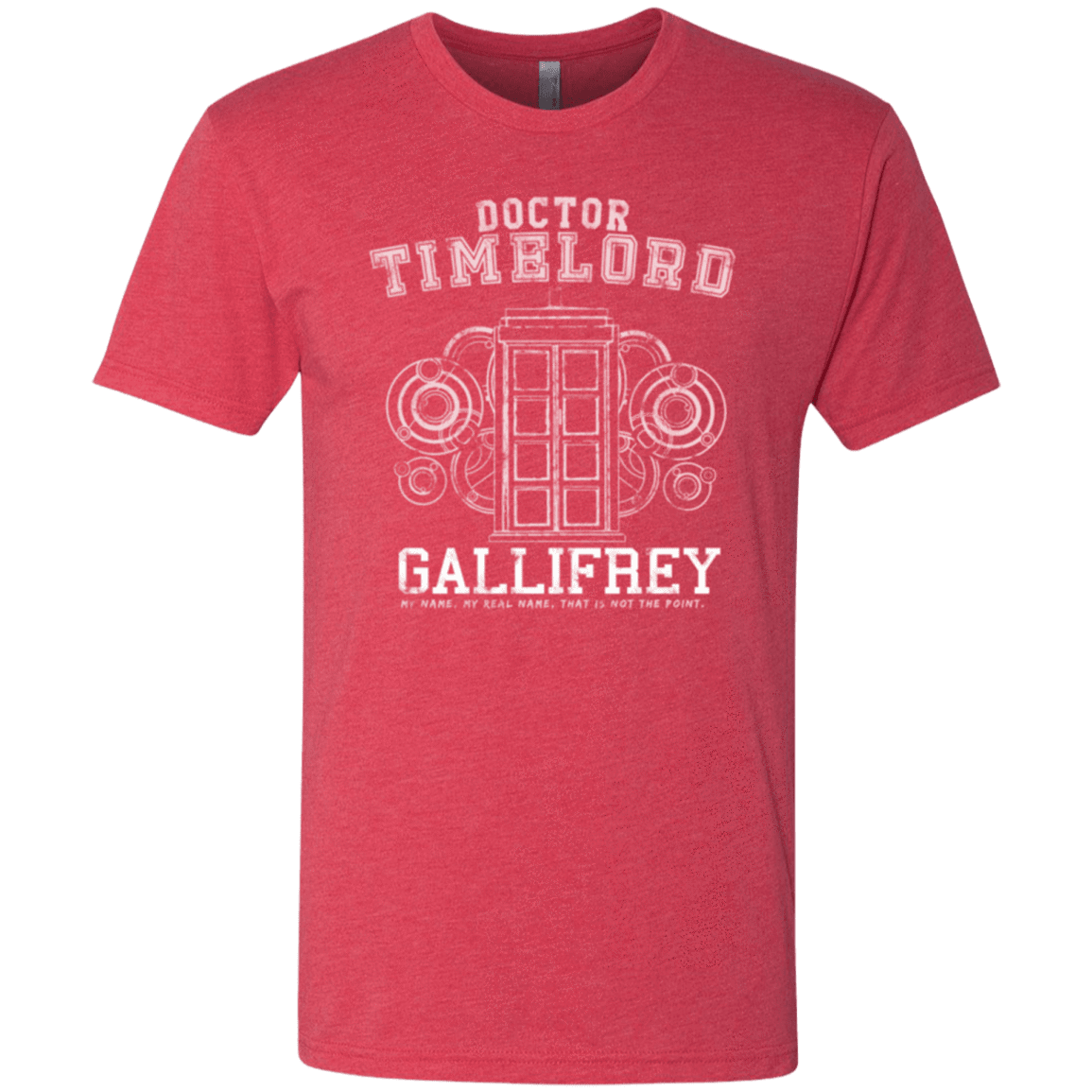 T-Shirts Vintage Red / Small Time Lord Men's Triblend T-Shirt
