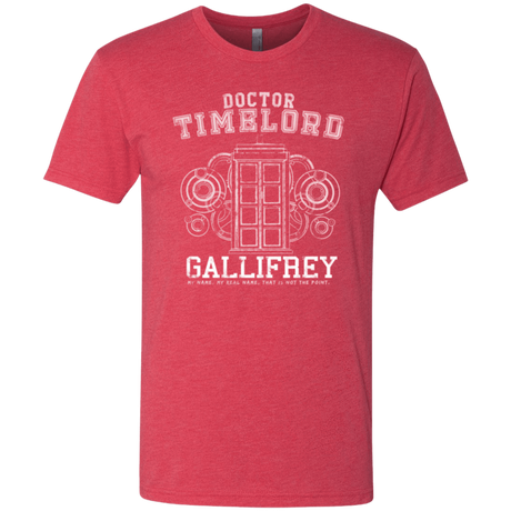 T-Shirts Vintage Red / Small Time Lord Men's Triblend T-Shirt