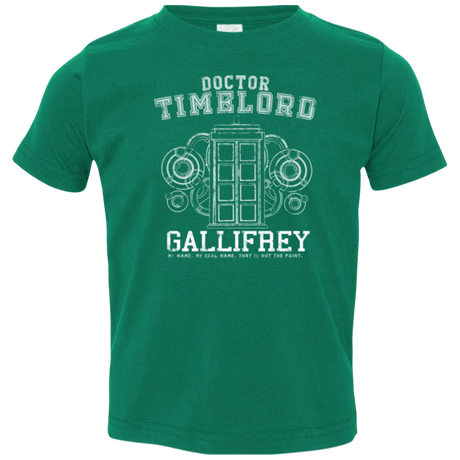 T-Shirts Kelly / 2T Time Lord Toddler Premium T-Shirt