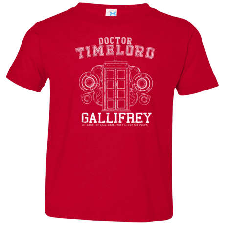 T-Shirts Red / 2T Time Lord Toddler Premium T-Shirt