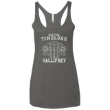 T-Shirts Premium Heather / X-Small Time Lord Women's Triblend Racerback Tank