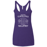 T-Shirts Purple / X-Small Time Lord Women's Triblend Racerback Tank