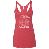 T-Shirts Vintage Red / X-Small Time Lord Women's Triblend Racerback Tank