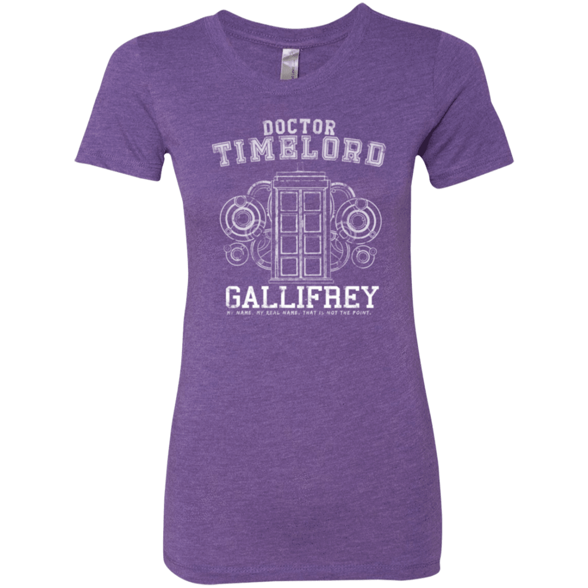 T-Shirts Purple Rush / Small Time Lord Women's Triblend T-Shirt