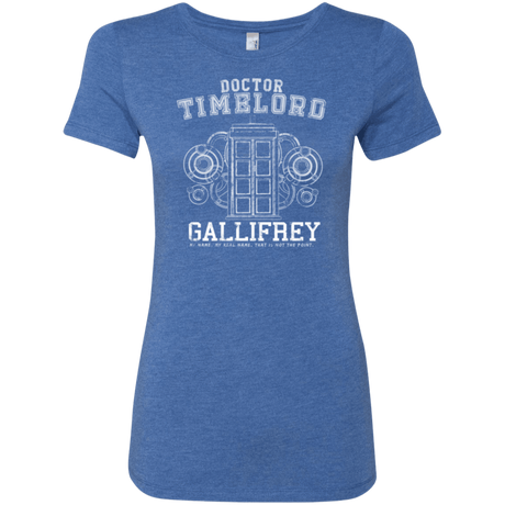 T-Shirts Vintage Royal / Small Time Lord Women's Triblend T-Shirt