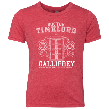 T-Shirts Vintage Red / YXS Time Lord Youth Triblend T-Shirt