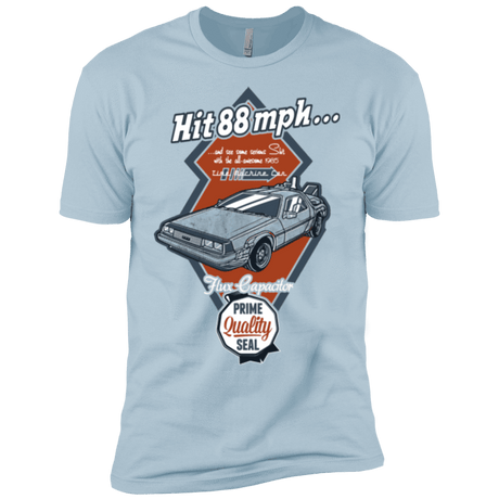 T-Shirts Light Blue / YXS Time Machine Car Boys Premium T-Shirt