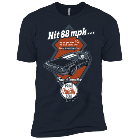 T-Shirts Midnight Navy / YXS Time Machine Car Boys Premium T-Shirt
