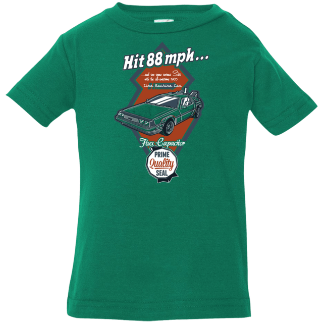 T-Shirts Kelly / 6 Months Time Machine Car Infant Premium T-Shirt