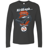T-Shirts Heavy Metal / Small Time Machine Car Men's Premium Long Sleeve