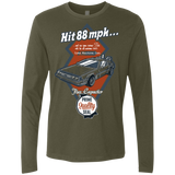 T-Shirts Military Green / Small Time Machine Car Men's Premium Long Sleeve