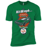 T-Shirts Kelly Green / X-Small Time Machine Car Men's Premium T-Shirt