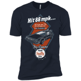 T-Shirts Midnight Navy / X-Small Time Machine Car Men's Premium T-Shirt