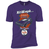 T-Shirts Purple / X-Small Time Machine Car Men's Premium T-Shirt