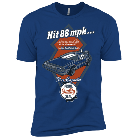 T-Shirts Royal / X-Small Time Machine Car Men's Premium T-Shirt