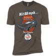 T-Shirts Warm Grey / X-Small Time Machine Car Men's Premium T-Shirt