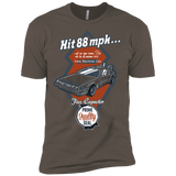 T-Shirts Warm Grey / X-Small Time Machine Car Men's Premium T-Shirt