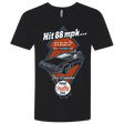 T-Shirts Black / X-Small Time Machine Car Men's Premium V-Neck