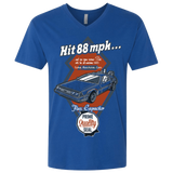 T-Shirts Royal / X-Small Time Machine Car Men's Premium V-Neck