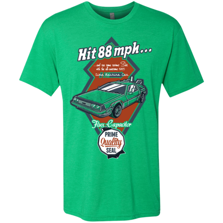 T-Shirts Envy / Small Time Machine Car Men's Triblend T-Shirt